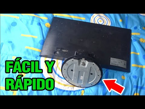 Video: ¿Cómo quito el soporte de mi monitor LCD Samsung?