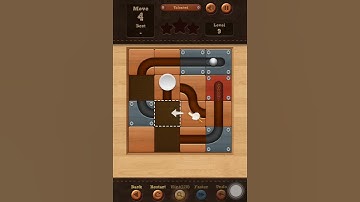 Roll the Ball slide puzzle Talented Level 9 Solution