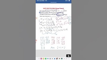 Discrete Mathematics: GATE CSE PYQ 2024 , Group Theory unnder Addition Modulo n operation #AKTU