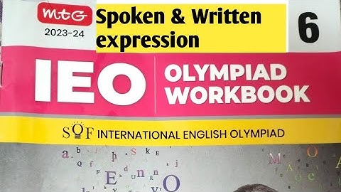 Class 6 || IEO workbook || Spoken & written expression , Punctuation
