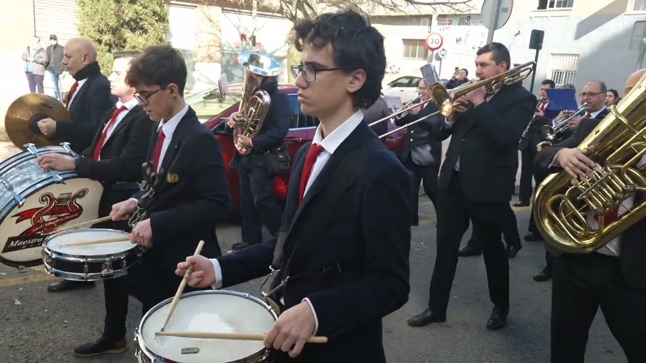 Procesión de San Basilio. Murcia. Banda Maestro Cebrián. 07/01/2024. 1/2