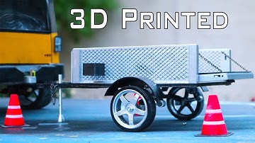 Fully 3D printed 10th scale Crawler Trailer/ Giveaway Stl/Scale Addiction