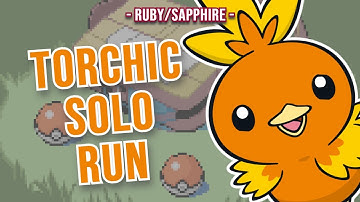 Can you beat Pokémon Ruby/Sapphire with only a TORCHIC? - NO ITEMS CHALLENGE