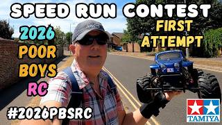 #2026pbsrc Poor Boys RC Speed Run Contest 2026 First Attempt, Stock Class