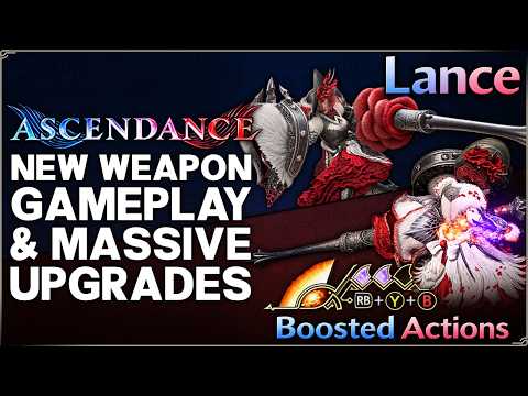 Monster Hunter Wilds Ascendance - New LANCE is RANGED!? - Super Charge & ALL Boost Attacks Gameplay!