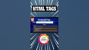 kaashiv infotech google review | HTML tags #kaashivinfotechreviews #internship #kaashivinfotech