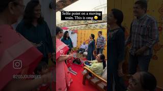 Unbelievable ? SELFIE POINT on moving Train | INDIAN RAILWAYS shorts selfie travel