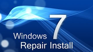 Windows - Repair Install Without CD Disc (Windows 7 Home Premium, Ultimate, Professional, Basic)