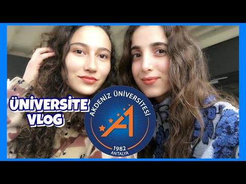 Akdeniz Üniversitesinde Bir Gün ( ÜNİVERSİTE VLOG )?| Akdeniz Üniversitesi