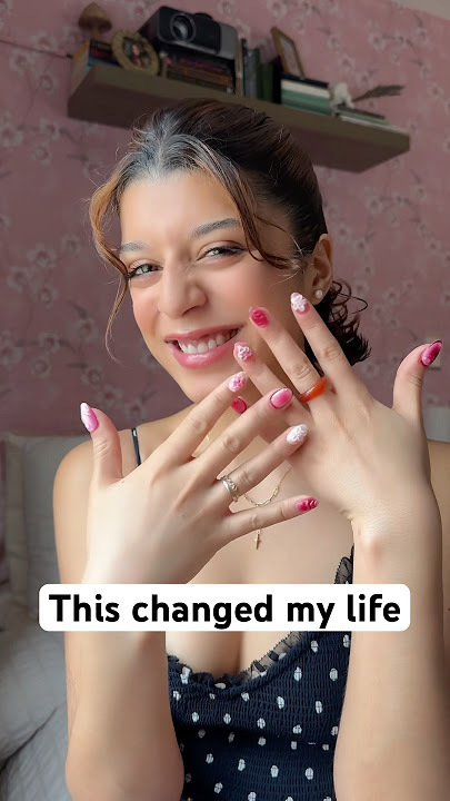 This changed the nail game FOREVER. On Nailevated.com🖤 #nailinspo #pressonnails #reallifehacks