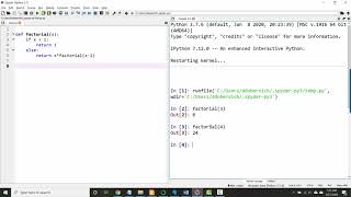 10 - Recursive function, no numerical overflow