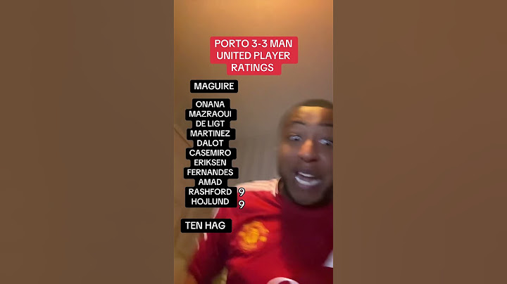 PORTO 3-3 MAN UNITED PLAYER RATINGS #porto #manchesterunited
