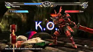Soulcalibur V Ranked Match - Nightmare Superiorlarxene Vs. Dampierre