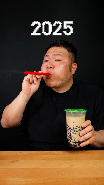 The History of Tapioca Milk Tea #mukbang #shorts