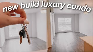 EMPTY LUXURY APARTMENT TOUR 2022! | Moving Into My First Place!