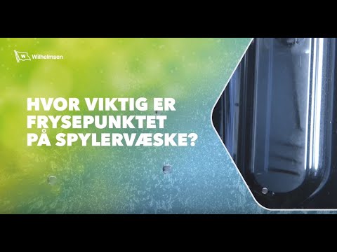 Video: Kan du blande to forskjellige spylervæsker?