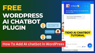 Free AI ChatBot Plugin For WordPress | How To Use Tidio Lyro AI Chatbot