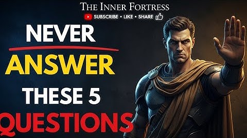 5 Questions Liars Ask To Manipulate You|STOIC WISDOM TO STAY UNSHAKABLE 