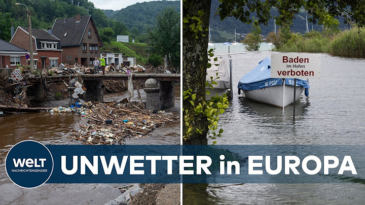 STARKREGEN und ÜBERSCHWEMMUNGEN: Heftige UNWETTER in EUROPA