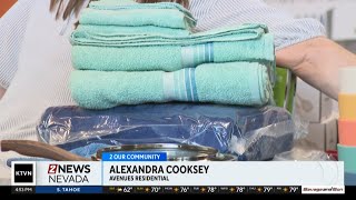 Volunteers made welcome home baskets for veterans transitioning to permanent housing