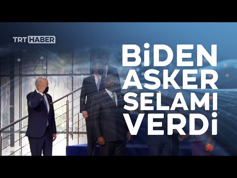 Joe Biden, Cumhurbaşkanı Erdoğan'a asker selamı verdi