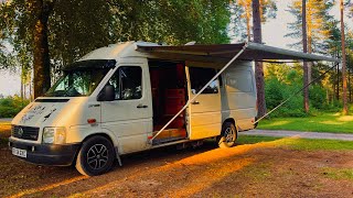 Paying to wild camp on the HAUNTED Cannock chase in my LT35