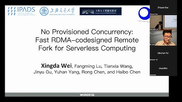 WORDS 22 - "MITOSIS: Fast RDMA-codesigned Remote Fork for Serverless Computing" by Xingda Wei