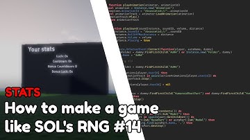 STATS | How to make a RNG GAME on ROBLOX