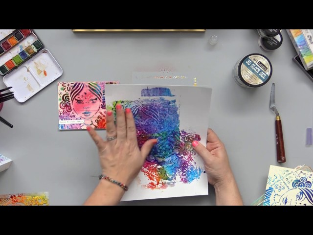 paper: Five Different Ways to Use Stencils on Paper Projects by May Flaum