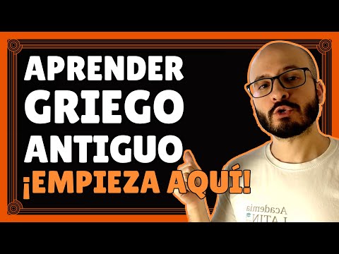 Video: Cómo Aprender Griego