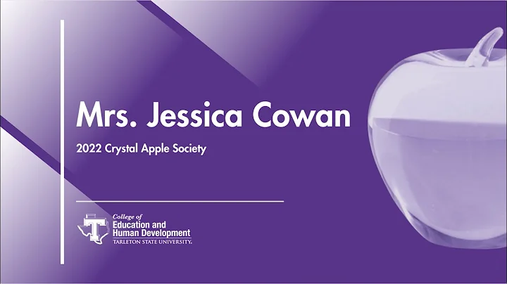 2022 Crystal Apple Awards: Mrs. Jessica Cowan