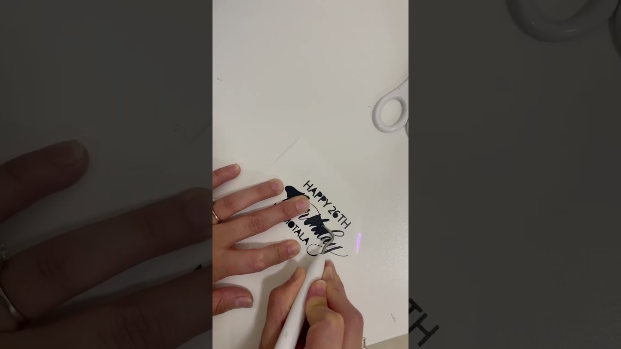 Acrylic birthday cake topper 