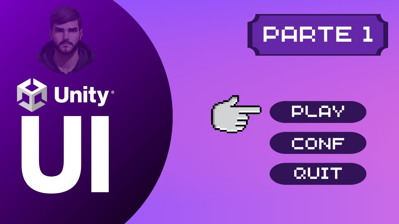 Interface com o Usuário UI na UNITY criando um MENU - YouTube