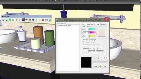 A Render Plus Tutorial - Adding Reflections to SketchUp Materials
