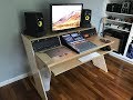 DIY Output Platform Desk w/ angled racks