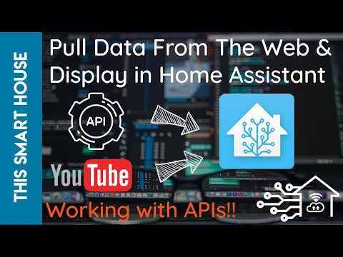 Pull Data From The Web & Display In Home Assistant - Working with APIs - Display YouTube Sub Count