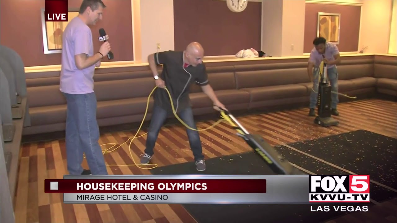 Las Vegas hospitality staff participate in 'Housekeeping Olympics