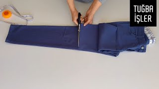 Eski Pantolonlarınızı Atmayın - Muhteşem Bir Geri Dönüşüm Fikri Tuğba İşler