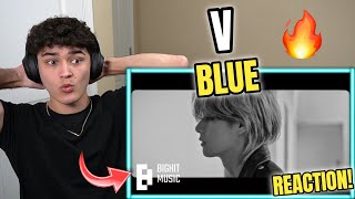 V 'Blue' Official MV REACTION!