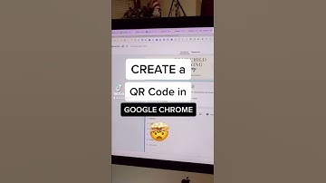 Create a QR CODE in Chrome Browser 🎉