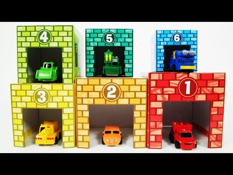 <strong>Hello</strong> Carbot transformation play with <strong>color</strong> boxes 헬로카봇 무지개 색깔 박스 변신 놀이