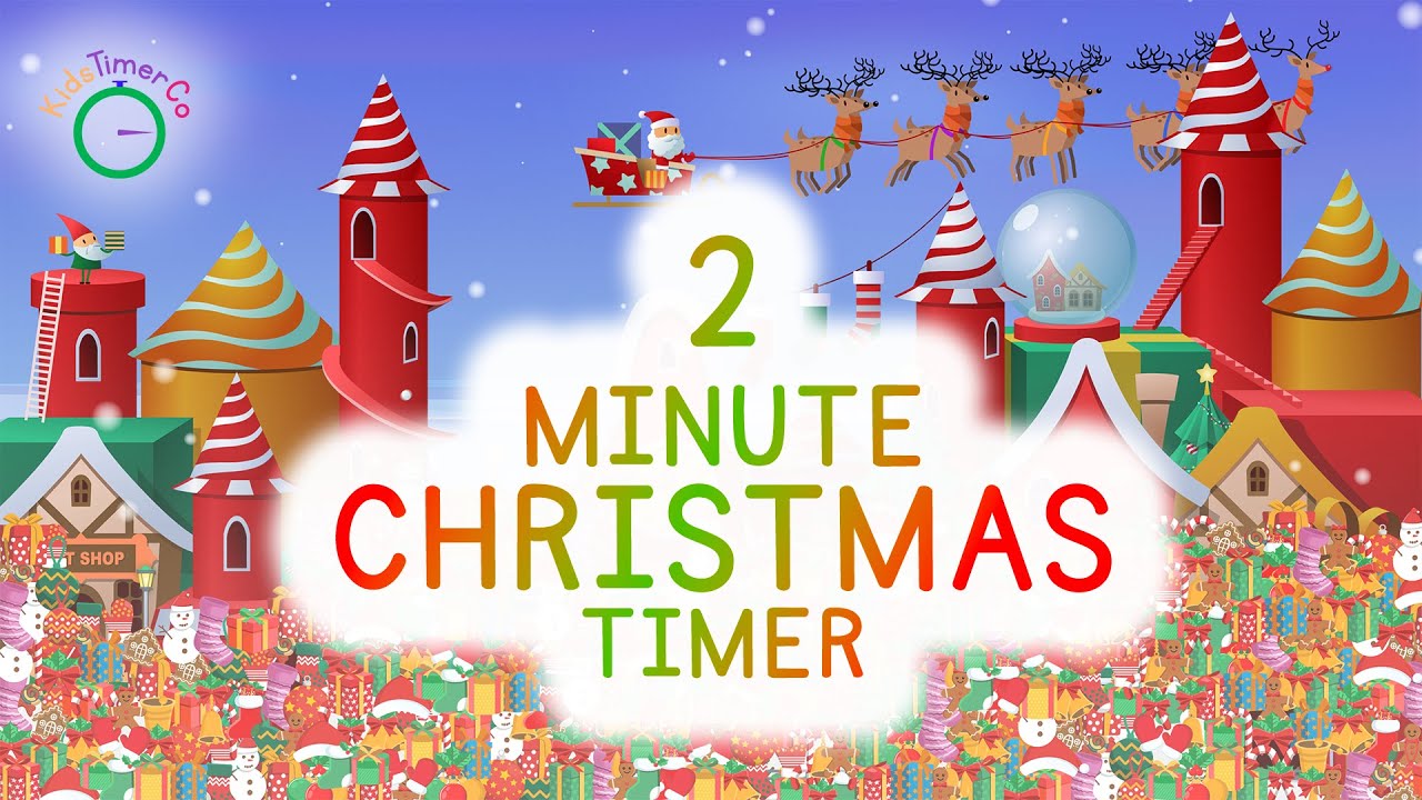 5 Minute Christmas Timer - Kids Visual Timer