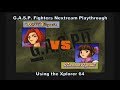 G.A.S.P. Fighters Nextream Miki Playthrough using the Xplorer 64 (Red Label) for N64 :D