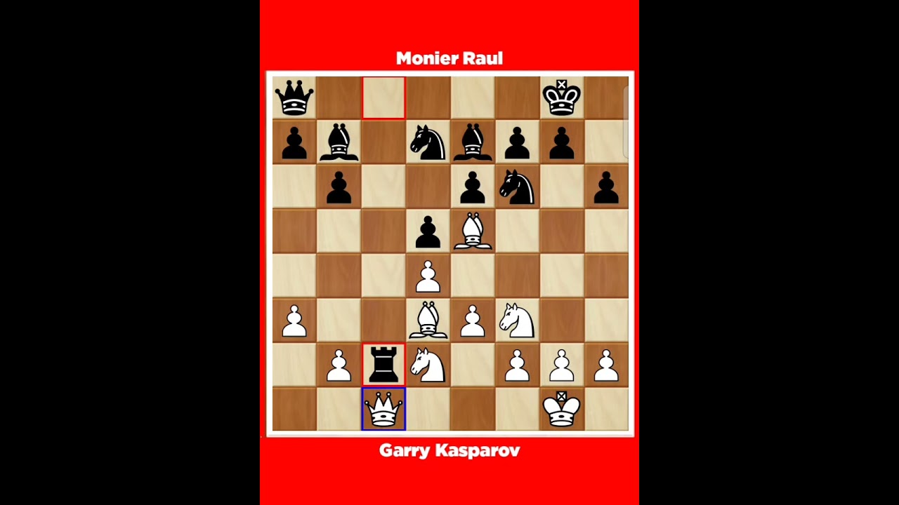 Garry Kasparov vs Monier Raul √ Simultan Cordoba Spain, 1992.