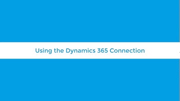 Connecting to Dynamics 365 in Data Sync