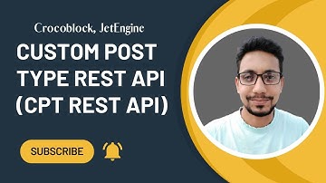 Jetengine Custom Post Type Rest API (CPT Rest API) | Data Get | Crocoblock Bangla Tutorial