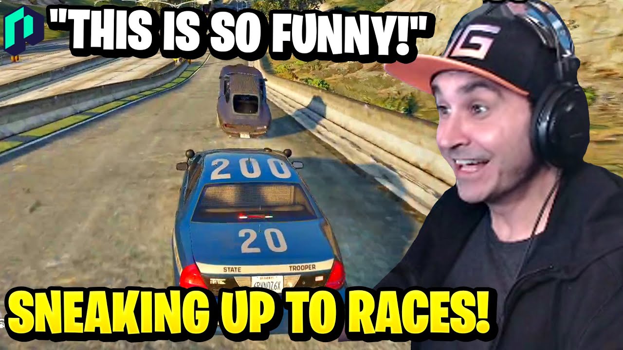 Summit1g Embarrasses NEW Racers while Sneaking into Races! | GTA 5 NoPixel RP