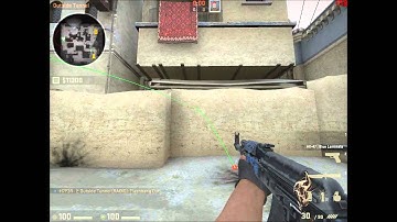 [CS:GO] - Exploit - de_dust2 - Flash throught walls
