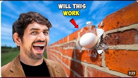 Testing Start - क्या एक अंडा ईंट को तोड़ सकता है ?...Egg Vs Brick | Day 1MR. INDIAN HACKER Vlogs