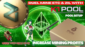 Increase Your IPOLLO V1 Mini Profits!!!! Double Dig ETC & Zilliqa With K1 Pool! Miner Setup!